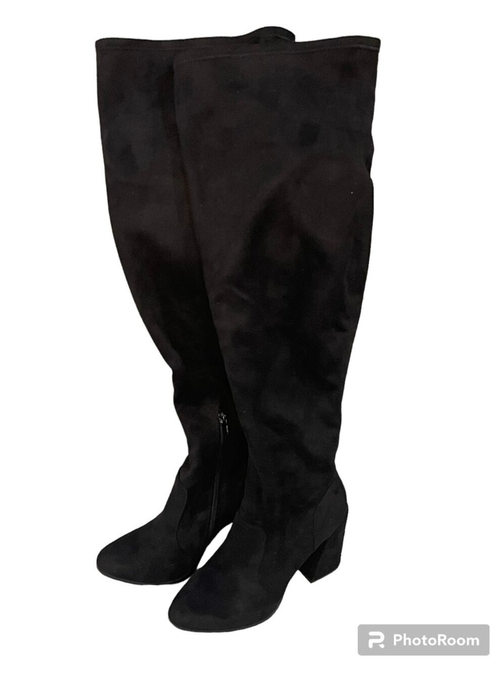 Jessica Simpson Womens Brixten Faux Suede Tall Over-The-Knee Boots Size 8.5